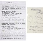 Noel Gallagher's handwritten Wonderwall lyrics are up for auction and expected to fetch thousands, alongside other Oasis memorabilia and music legends’ collectibles.
