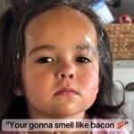Mum stunned as toddler covers herself in bacon fat like skincare - hilarious moment goes viral with over 11M views as Nova’s greasy glow wins hearts online.